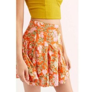 Free People End Of The Island Godet Skirt - Medium